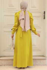 Acıdıc Yellow Dress 3420AS - 2