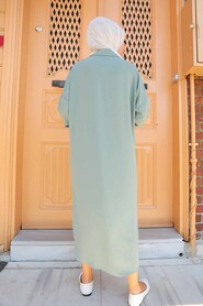 Almond Green Hijab Tunic 2424CY - 2