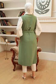 Almond Green Hijab Tunic 5693CY - 2