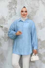 Baby Blue Modest Top 10113BM - 2