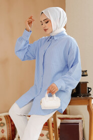 Baby Blue Modest Top 30702BM - 4