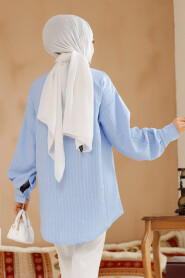 Baby Blue Modest Top 30702BM - 5