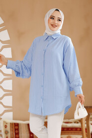 Baby Blue Modest Top 30702BM - 2