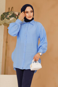 Baby Blue Modest Tunic 10059BM - 2