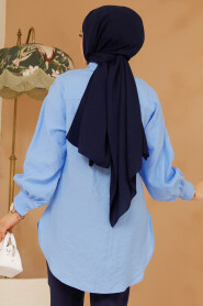 Baby Blue Modest Tunic 10059BM - 4