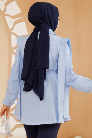 Baby Blue Modest Tunic 10131BM - 4