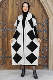 Beige Hijab Knitwear Double Suit 12140BEJ - NEVA STYLE