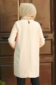 Beige Hijab Tunic 10346BEJ - 2
