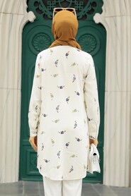 Beige Hijab Tunic 11602BEJ - 2
