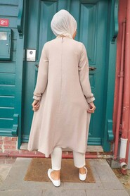 Beige Hijab Tunic 2094BEJ - 2