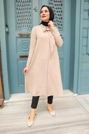 Beige Hijab Tunic 2097BEJ - 1