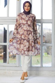 Beige Hijab Tunic 41311BEJ - 1