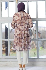 Beige Hijab Tunic 41311BEJ - 6