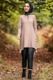 Beige Hijab Tunic 466BEJ - 1