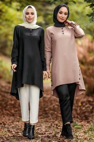 Beige Hijab Tunic 466BEJ - 2