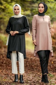 Beige Hijab Tunic 466BEJ - 3