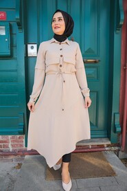 Beige Hijab Tunic 508BEJ - 1