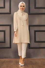 Beige Hijab Tunic 512BEJ - 1