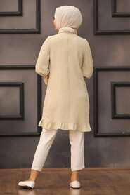 Beige Hijab Tunic 528BEJ - 2