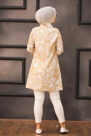 Beige Hijab Tunic 5618BEJ - 2