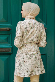 Beige Hijab Tunic 5635BEJ - 3