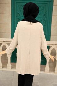 Beige Hijab Tunic 567BEJ - 3