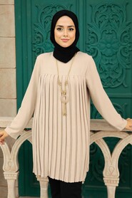 Beige Hijab Tunic 567BEJ - 1