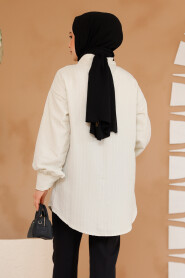 Beige Modest Top 30702BEJ - 4