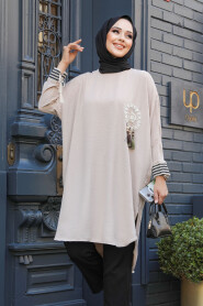 Beige Modest Top 651BEJ - 2