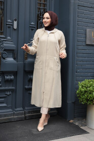 Beige Women Coat 511BEJ - 2