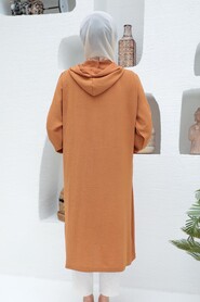 Biscuit Hijab Coat 2585BS - 4