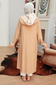 Biscuit Hijab Coat 4104BS - 2