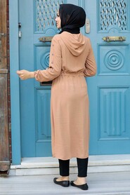 Biscuit Hijab Coat 502BS - 3