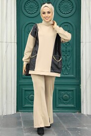 Biscuit Hijab Double Suit 22156BS - 2