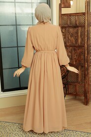 Biscuit Hijab Dress 10411BS - 2