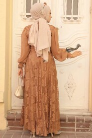 Biscuit Hijab Dress 1063BS - 3