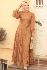 Biscuit Hijab Dress 1063BS - 2