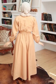 Biscuit Hijab Dress 2289BS - 2