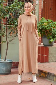 Biscuit Hijab Dress 3121BS - 1