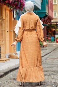 Biscuit Hijab Dress 3734BS - 2