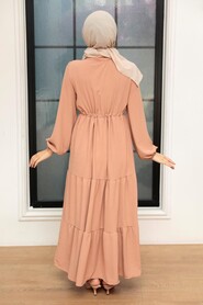 Biscuit Hijab Dress 5720BS - 3