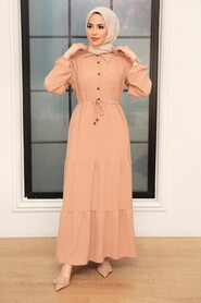 Biscuit Hijab Dress 5720BS - 2