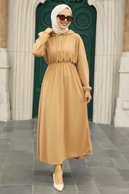 Biscuit Hijab Dress 5906BS - 1