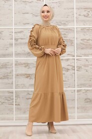 Biscuit Hijab Dress 6325BS - 1