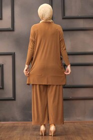 Biscuit Hijab Dual Suit Dress 50150BS - 2