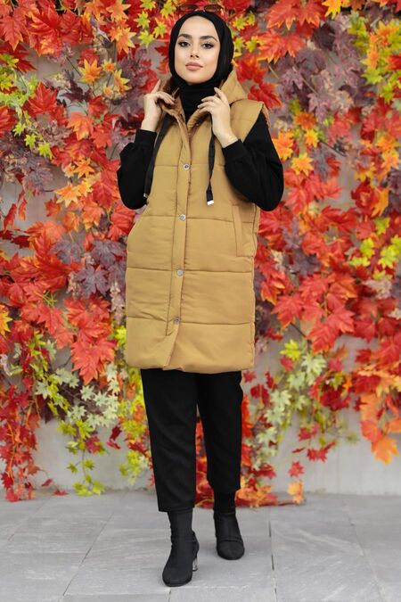 Biscuit Hijab Inflatable Vest 20093BS - NEVA STYLE