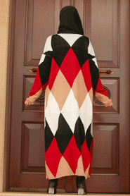 Biscuit Hijab Knitear Suit Dress 31810BS - 2