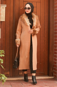 Biscuit Hijab Knitwear Cardigan 4381BS - 2