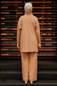Biscuit Hijab Knitwear Double Suit 3398BS - 3