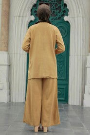 Biscuit Hijab Knitwear Double Suit 6472BS - 3